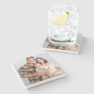 Create Your Own Photo Custom Picture DIY  Stone Coaster