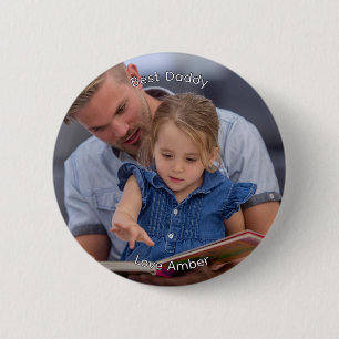 Create Your Own Photo Custom Picture DIY Text 6 Cm Round Badge