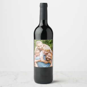 Create Your Own Photo Custom Picture DIY Wine Label