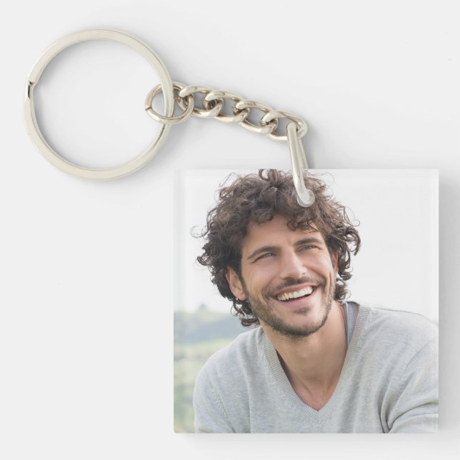 Create your Own Photo Custom Picture Key Ring (Front)