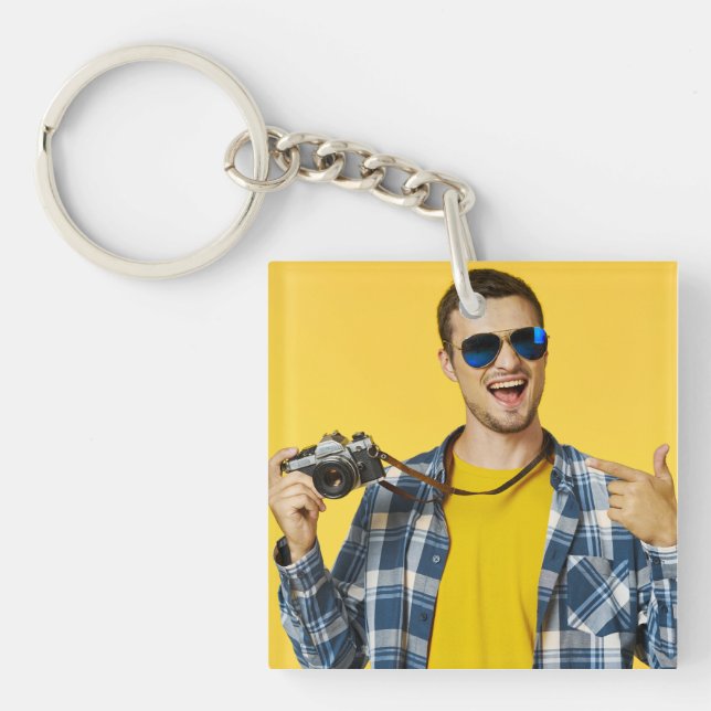 Create your Own Photo Custom Picture Key Ring (Front)