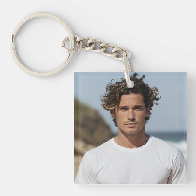 Create your Own Photo Custom Picture Key Ring (Front)