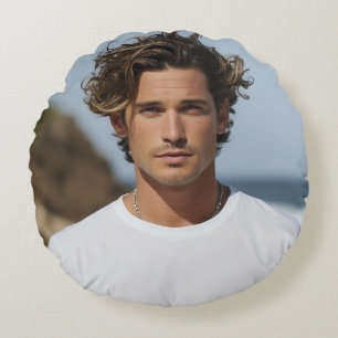 Create your Own Photo Custom Picture Round Cushion