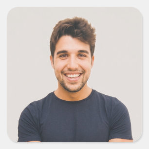 Create your Own Photo Custom Picture Square Sticker