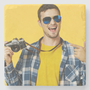 Create your Own Photo Custom Picture Stone Coaster