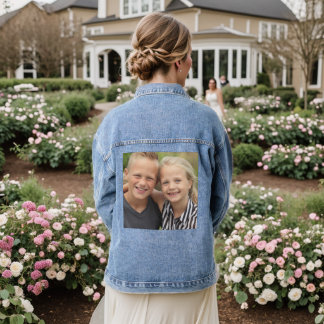 Create Your Own Photo Denim Jacket