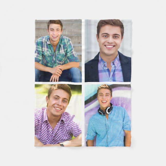 Create your Own Photo Fleece Blanket (Front)