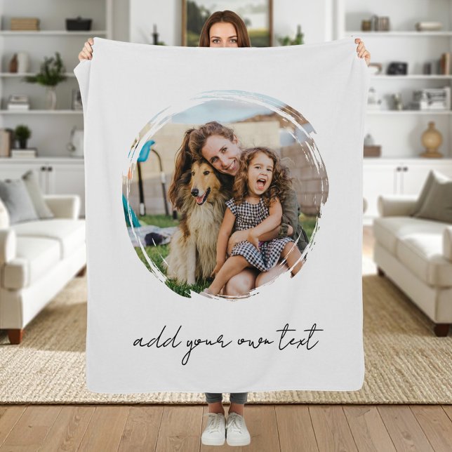Create Your Own Photo Fleece Blanket (Creator Uploaded)