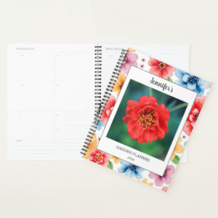 Create your own photo floral pattern garden planner