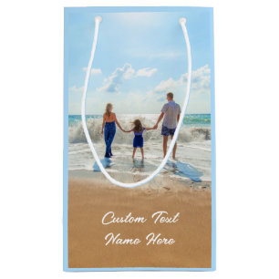 Create Your Own Photo Gift Bag Personalised Text