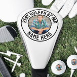 Create your Own Photo Golf Head Cover<br><div class="desc">Personalized Photo Golf Head Cover. This custom golf head cover features your own photo printed near the top with a simple black border line around the image. You can add custom text above, below, or on both sides of the photo—perfect for a name, a funny phrase, a date, or a...</div>