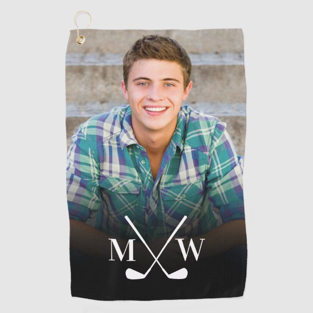 Create your Own Photo Golf Towel (Front)