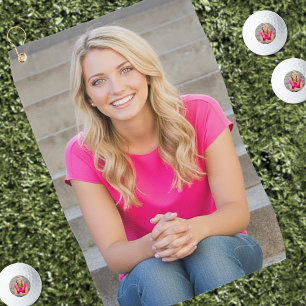 Create your Own Photo Golf Towel