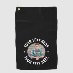 Create your Own Photo Golf Towel