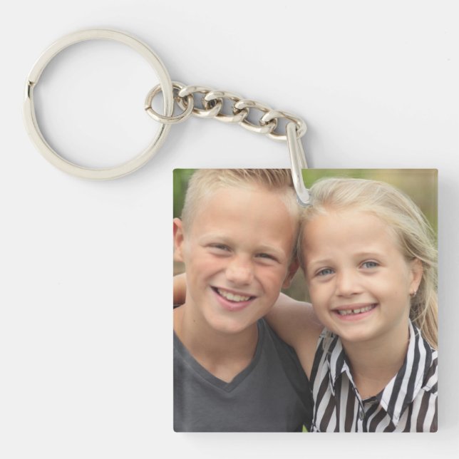 Create Your Own Photo Key Ring (Front)