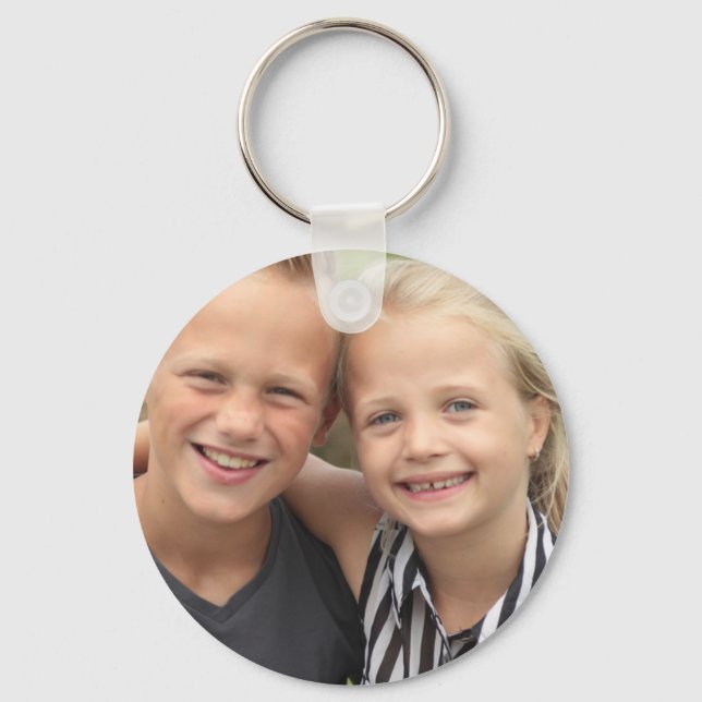 Create Your Own Photo Key Ring (Front)