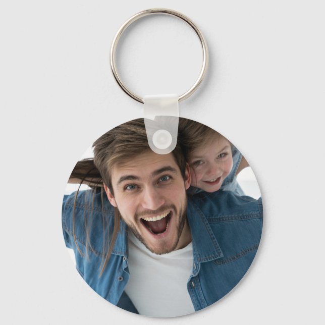 Create Your Own Photo Key Ring (Front)