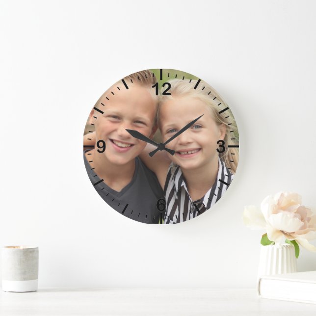Create Your Own Photo Large Clock (Home)