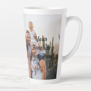 Create Your Own Photo Latte Mug