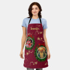 Create your own photo Merry Christmas monogrammed