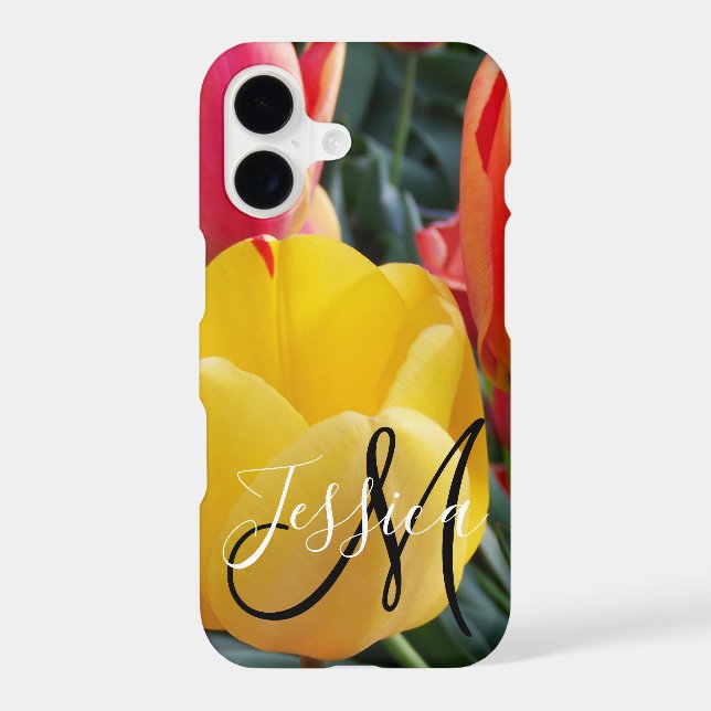 Create Your Own Photo Monogrammed iPhone Case (Back)