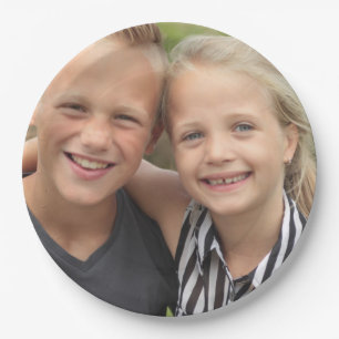 Create your own photo paper plate