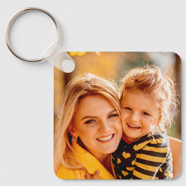 Create Your Own Photo Personalised Custom Key Ring (Front)