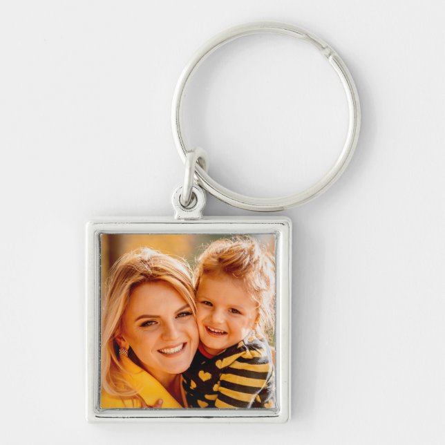 Create Your Own Photo Personalised Custom Key Ring (Front)
