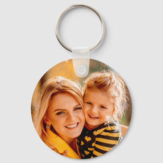 Create Your Own Photo Personalised Custom Key Ring (Front)