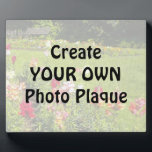 Create Your Own Photo Plaque<br><div class="desc">Just Click the Customise button and add your own photo (change image) remove text and Add your own if you desire.</div>