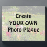 Create Your Own Photo Plaque<br><div class="desc">Just Click the Customise button and add your own photo (change image) remove text and Add your own if you desire.</div>