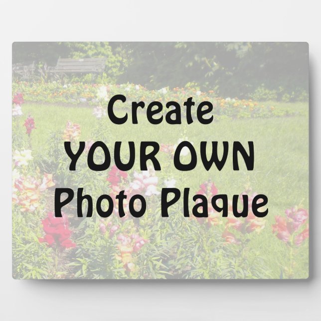 Create Your Own Photo Plaque (Front)
