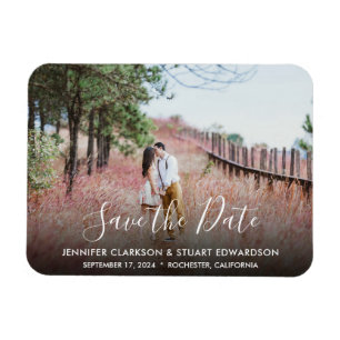 Create your own photo Save the date Magnet