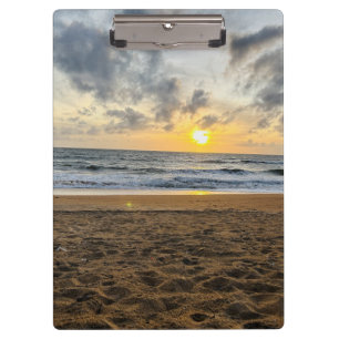 Create Your Own Photo Simple beach sunrise Clipboard