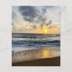 Create Your Own Photo Simple beach sunrise Flyer
