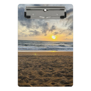 Create Your Own Photo Simple beach sunrise Mini Clipboard