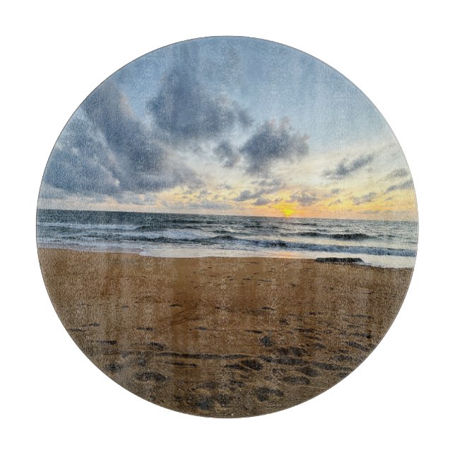 Create Your Own Photo Simple Modern sun rice Cutting Board (Front)