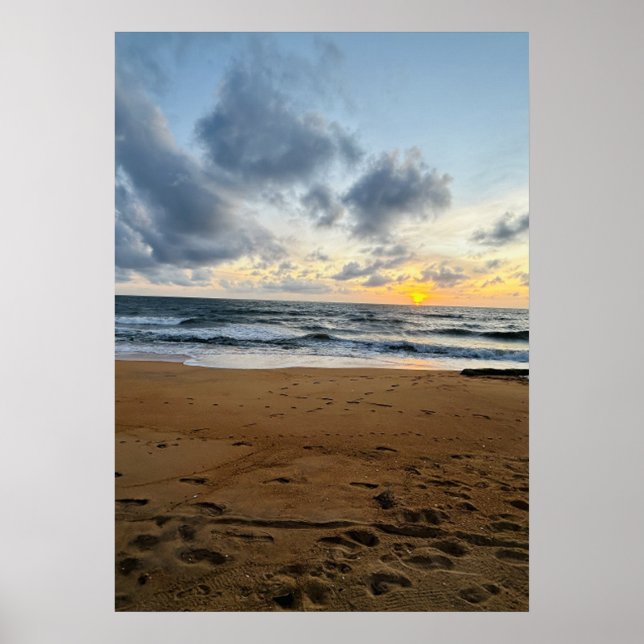 Create Your Own Photo Simple Modern sun rice Poster (Front)