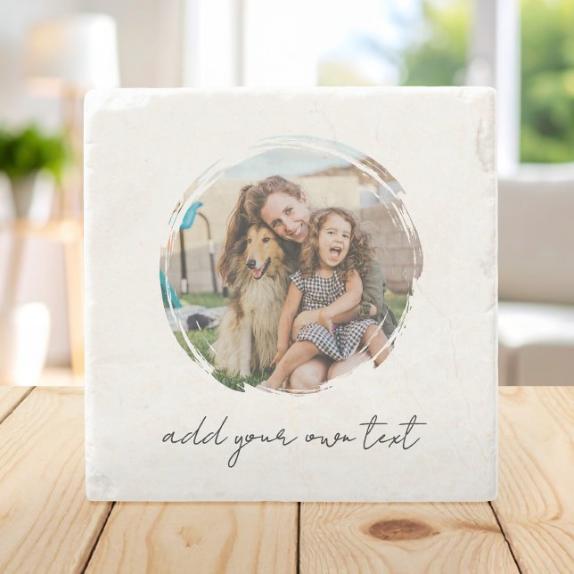 Create Your Own Photo Stone Coaster (Creator Uploaded)