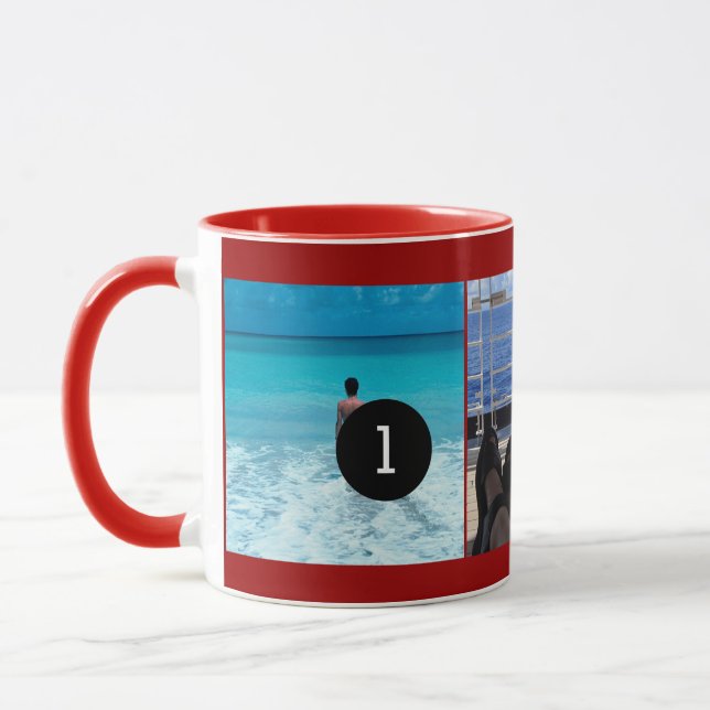 Create Your Own Photo Style Moment 3 images Mug (Left)