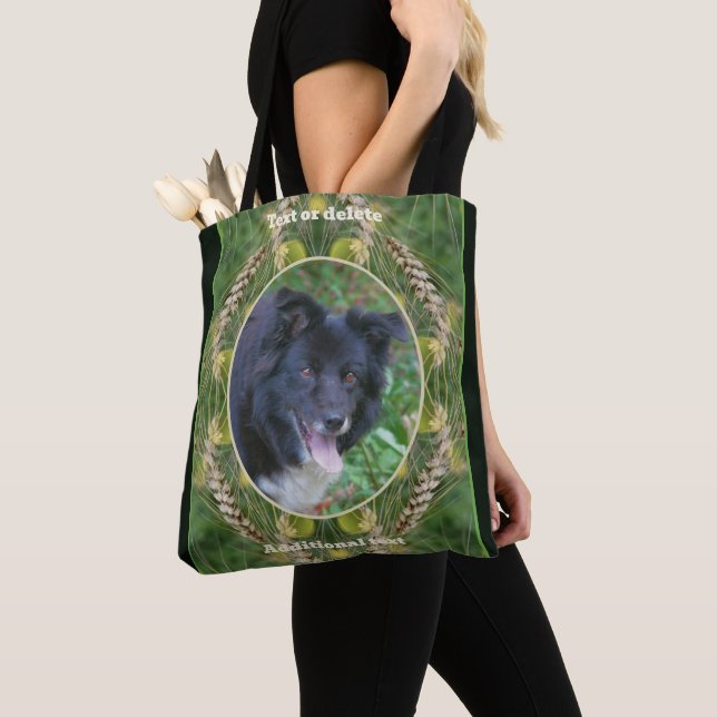 Create Your Own Photo Summer Grass Frame  Tote Bag (Close Up)