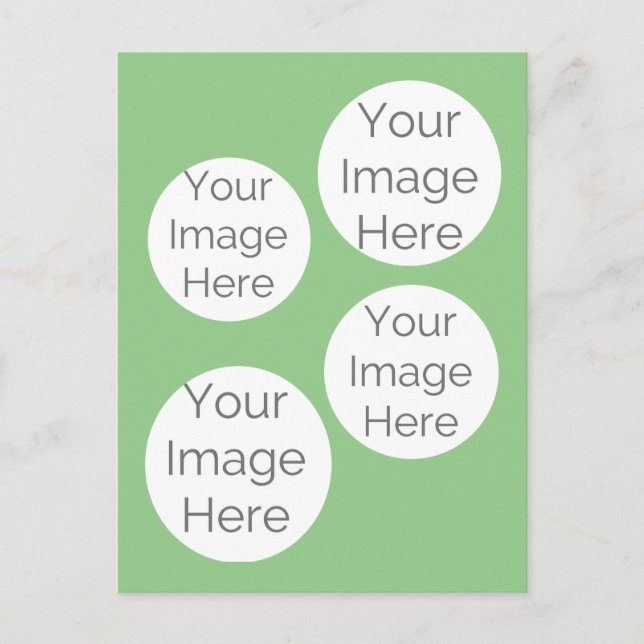 create your own photo template for  postcard (Front)