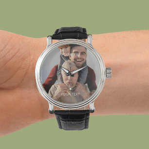 Create Your Own Photo Text Keepsake Gift Watch