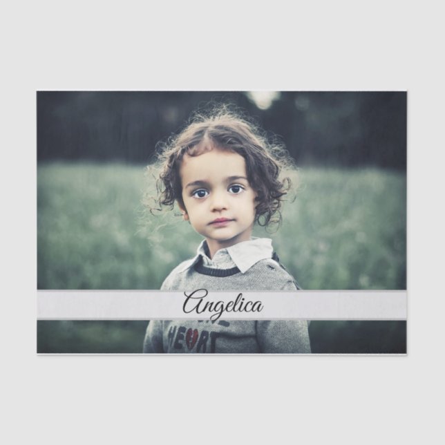 Create Your Own Photo Tissue Paper (Front)