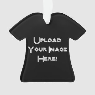 Create-Your-Own Photo Upload Ceramic Ornament