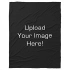 Create-Your-Own Photo Upload Fleece Blanket