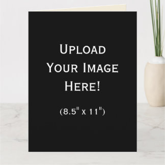 Create-Your-Own Photo Upload Greeting Card (Large)