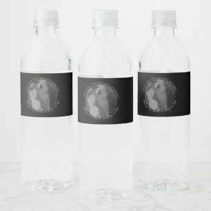 Create Your Own Photo Water Bottle  Wedding  Label