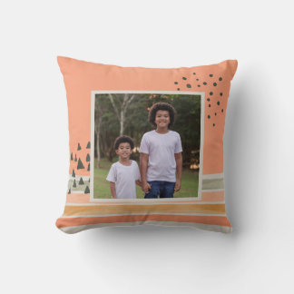 Create Your Own Photo Watercolor Boho Cushion
