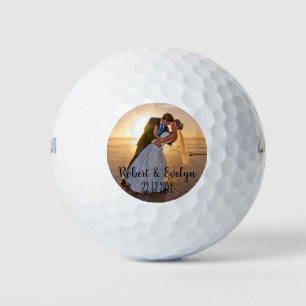 Create Your Own Photo Wedding Favor Golf Balls